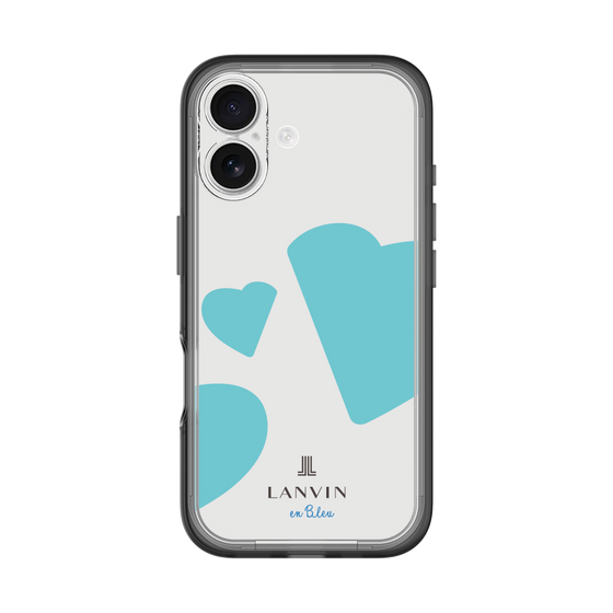 スリムプロテクションプレミアムケース［ LANVIN en Bleu Hearts Blue - ランバン ハート ブルー ］