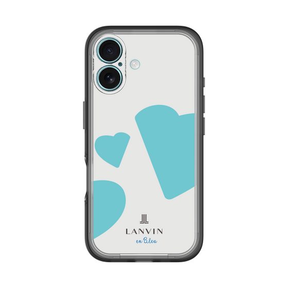スリムプロテクションプレミアムケース［ LANVIN en Bleu Hearts Blue - ランバン ハート ブルー ］