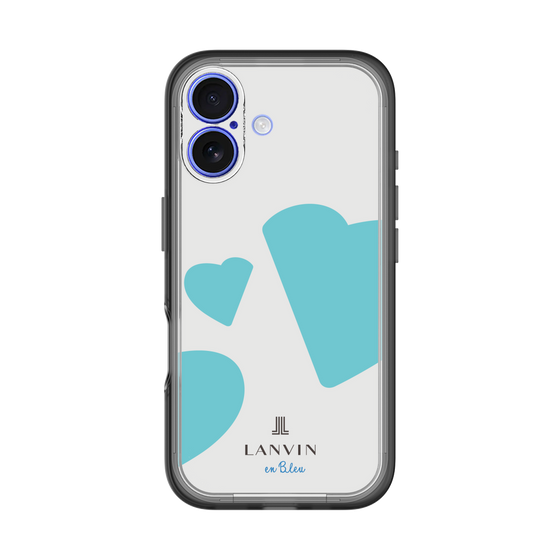 スリムプロテクションプレミアムケース［ LANVIN en Bleu Hearts Blue - ランバン ハート ブルー ］