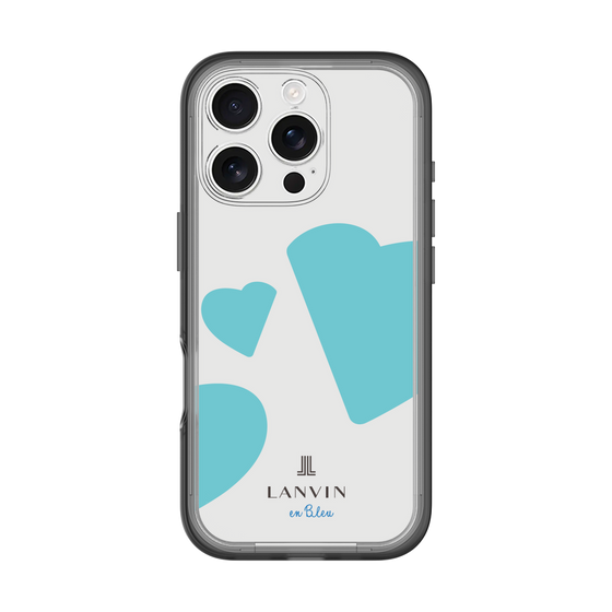 スリムプロテクションプレミアムケース［ LANVIN en Bleu Hearts Blue - ランバン ハート ブルー ］