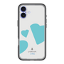 スリムプロテクションプレミアムケース［ LANVIN en Bleu Hearts Blue - ランバン ハート ブルー ］