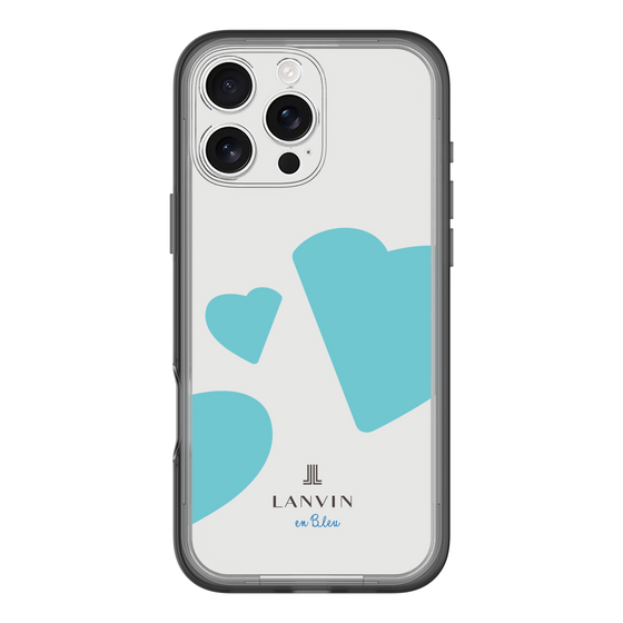 スリムプロテクションプレミアムケース［ LANVIN en Bleu Hearts Blue - ランバン ハート ブルー ］
