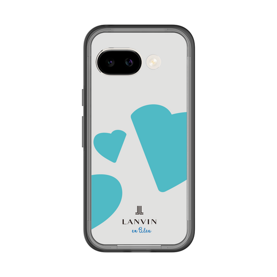 スリムプロテクションプレミアムケース［ LANVIN en Bleu Hearts Blue - ランバン ハート ブルー ］