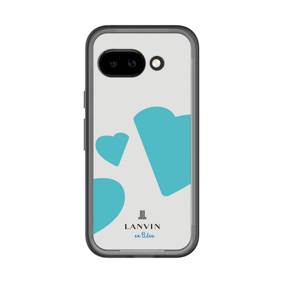 スリムプロテクションプレミアムケース［ LANVIN en Bleu Hearts Blue - ランバン ハート ブルー ］