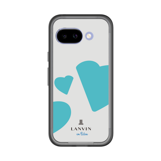 スリムプロテクションプレミアムケース［ LANVIN en Bleu Hearts Blue - ランバン ハート ブルー ］