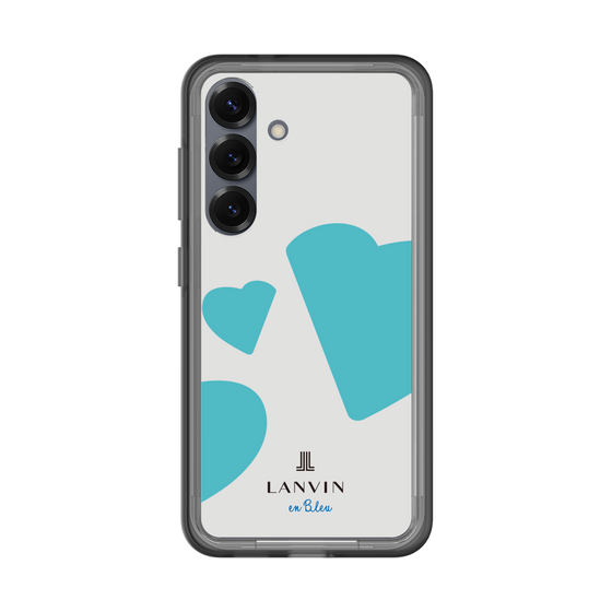 スリムプロテクションプレミアムケース［ LANVIN en Bleu Hearts Blue - ランバン ハート ブルー ］
