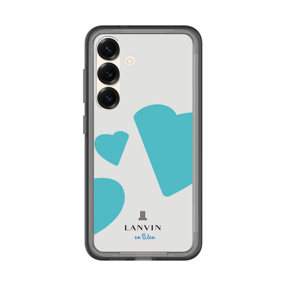 スリムプロテクションプレミアムケース［ LANVIN en Bleu Hearts Blue - ランバン ハート ブルー ］