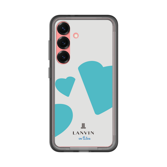 スリムプロテクションプレミアムケース［ LANVIN en Bleu Hearts Blue - ランバン ハート ブルー ］