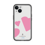 スリムプロテクションプレミアムケース［ LANVIN en Bleu Hearts Pink - ランバン ハート ピンク ］