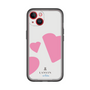 スリムプロテクションプレミアムケース［ LANVIN en Bleu Hearts Pink - ランバン ハート ピンク ］