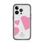 スリムプロテクションプレミアムケース［ LANVIN en Bleu Hearts Pink - ランバン ハート ピンク ］