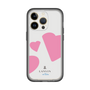 スリムプロテクションプレミアムケース［ LANVIN en Bleu Hearts Pink - ランバン ハート ピンク ］