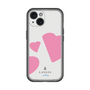 スリムプロテクションプレミアムケース［ LANVIN en Bleu Hearts Pink - ランバン ハート ピンク ］