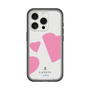 スリムプロテクションプレミアムケース［ LANVIN en Bleu Hearts Pink - ランバン ハート ピンク ］