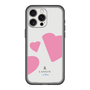 スリムプロテクションプレミアムケース［ LANVIN en Bleu Hearts Pink - ランバン ハート ピンク ］