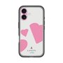 スリムプロテクションプレミアムケース［ LANVIN en Bleu Hearts Pink - ランバン ハート ピンク ］