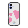 スリムプロテクションプレミアムケース［ LANVIN en Bleu Hearts Pink - ランバン ハート ピンク ］