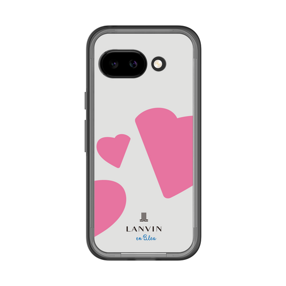 スリムプロテクションプレミアムケース［ LANVIN en Bleu Hearts Pink - ランバン ハート ピンク ］