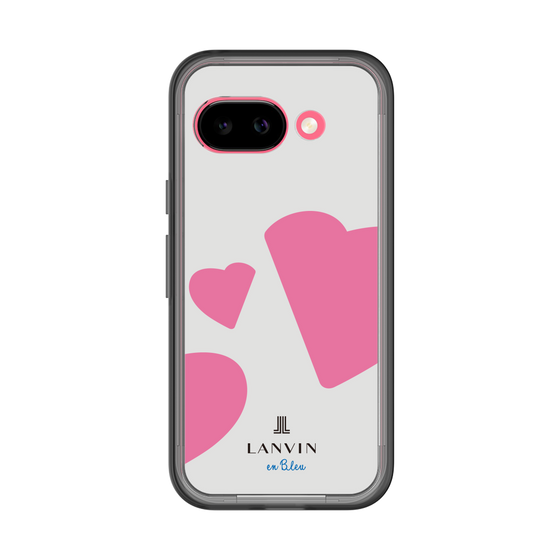 スリムプロテクションプレミアムケース［ LANVIN en Bleu Hearts Pink - ランバン ハート ピンク ］