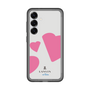 スリムプロテクションプレミアムケース［ LANVIN en Bleu Hearts Pink - ランバン ハート ピンク ］