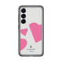 スリムプロテクションプレミアムケース［ LANVIN en Bleu Hearts Pink - ランバン ハート ピンク ］