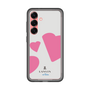スリムプロテクションプレミアムケース［ LANVIN en Bleu Hearts Pink - ランバン ハート ピンク ］