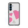 スリムプロテクションプレミアムケース［ LANVIN en Bleu Hearts Pink - ランバン ハート ピンク ］