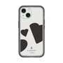 スリムプロテクションプレミアムケース［ LANVIN en Bleu Hearts Black - ランバン ハート ブラック ］