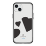 スリムプロテクションプレミアムケース［ LANVIN en Bleu Hearts Black - ランバン ハート ブラック ］