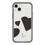 スリムプロテクションプレミアムケース［ LANVIN en Bleu Hearts Black - ランバン ハート ブラック ］