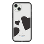 スリムプロテクションプレミアムケース［ LANVIN en Bleu Hearts Black - ランバン ハート ブラック ］