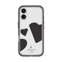 スリムプロテクションプレミアムケース［ LANVIN en Bleu Hearts Black - ランバン ハート ブラック ］