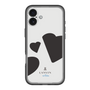 スリムプロテクションプレミアムケース［ LANVIN en Bleu Hearts Black - ランバン ハート ブラック ］