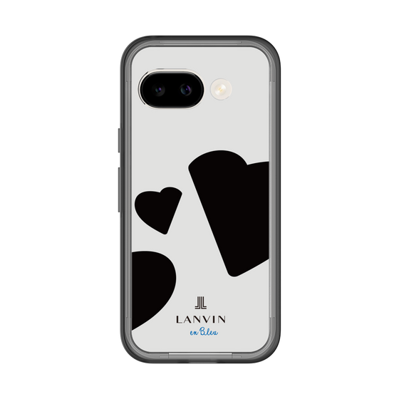 スリムプロテクションプレミアムケース［ LANVIN en Bleu Hearts Black - ランバン ハート ブラック ］