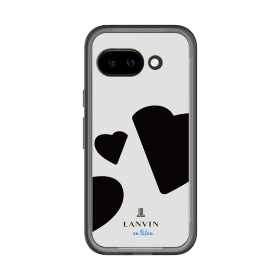 スリムプロテクションプレミアムケース［ LANVIN en Bleu Hearts Black - ランバン ハート ブラック ］