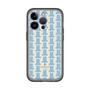 スリムプロテクションプレミアムケース［ LANVIN en Bleu Monogram Blue - ランバン ブルーモノグラム ］