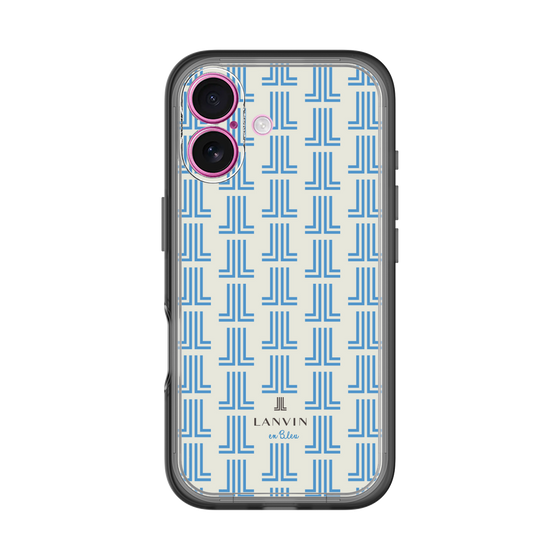 スリムプロテクションプレミアムケース［ LANVIN en Bleu Monogram Blue - ランバン ブルーモノグラム ］