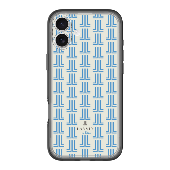 スリムプロテクションプレミアムケース［ LANVIN en Bleu Monogram Blue - ランバン ブルーモノグラム ］