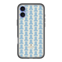 スリムプロテクションプレミアムケース［ LANVIN en Bleu Monogram Blue - ランバン ブルーモノグラム ］