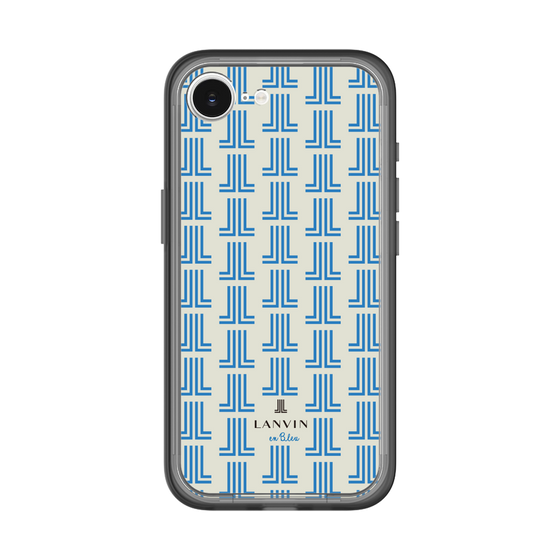スリムプロテクションプレミアムケース［ LANVIN en Bleu Monogram Blue - ランバン ブルーモノグラム ］