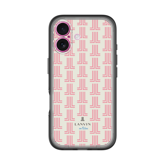 スリムプロテクションプレミアムケース［ LANVIN en Bleu Monogram Red - ランバン レッドモノグラム ］