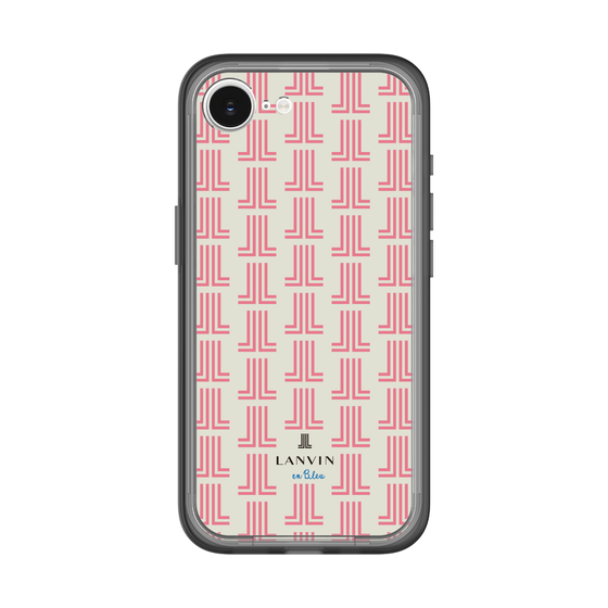 スリムプロテクションプレミアムケース［ LANVIN en Bleu Monogram Red - ランバン レッドモノグラム ］