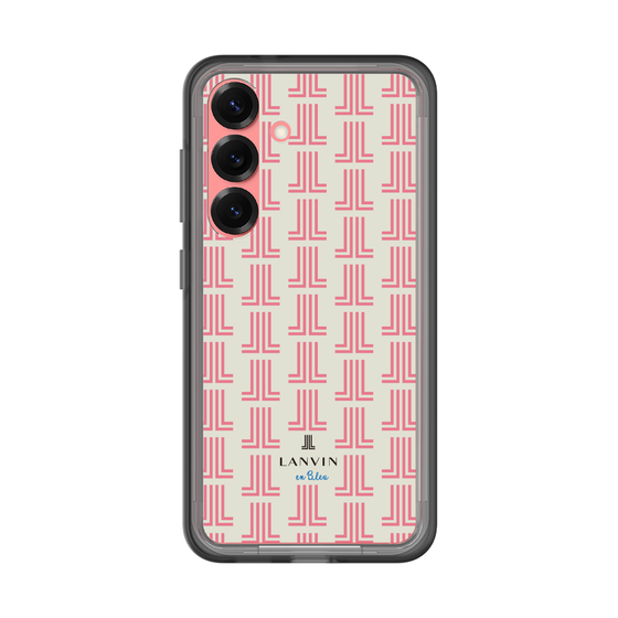 スリムプロテクションプレミアムケース［ LANVIN en Bleu Monogram Red - ランバン レッドモノグラム ］