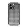 スリムプロテクションプレミアムケース［ Houndstooth Pattern Black with LANVIN en Bleu logo- ランバン 千鳥格子柄 ブラック ］