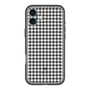 スリムプロテクションプレミアムケース［ Houndstooth Pattern Black with LANVIN en Bleu logo- ランバン 千鳥格子柄 ブラック ］