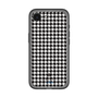 スリムプロテクションプレミアムケース［ Houndstooth Pattern Black with LANVIN en Bleu logo- ランバン 千鳥格子柄 ブラック ］