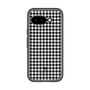 スリムプロテクションプレミアムケース［ Houndstooth Pattern Black with LANVIN en Bleu logo- ランバン 千鳥格子柄 ブラック ］