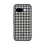 スリムプロテクションプレミアムケース［ Houndstooth Pattern Black with LANVIN en Bleu logo- ランバン 千鳥格子柄 ブラック ］