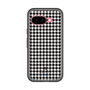 スリムプロテクションプレミアムケース［ Houndstooth Pattern Black with LANVIN en Bleu logo- ランバン 千鳥格子柄 ブラック ］