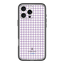 スリムプロテクションプレミアムケース［ Houndstooth Pattern Purple -with LANVIN en Bleu logo ランバン 千鳥格子柄 パープル ］